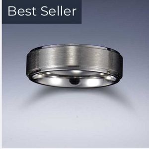 New Unisex Brushed Style Stainless Steel Wedding Band Ring Sz 5-15